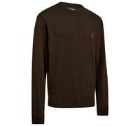 Deerhunter - Harrington Knit with O-Neck - Merino jumper size XXL, brown/black
