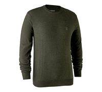 Deerhunter Kingston Knit w. O-neck Green melange XXX-Large Green - Hunting outdoor gear for Men