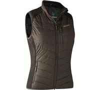 Deerhunter Lady Caroline Padded Waistcoat Brown Leaf