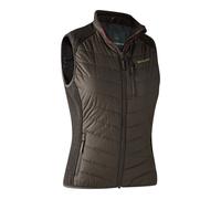 Deerhunter Lady Caroline Padded Waistcoat with knit Brown Leaf C48 Brown - Hunting outdoor gear for Men
