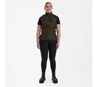 Deerhunter Lady Caroline Padded Waistcoat with knit Timber C48 Brown Hunting o