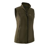 Deerhunter - Women's Eagle Fleece Waistcoat - Fleece vest size 44, olive/brown