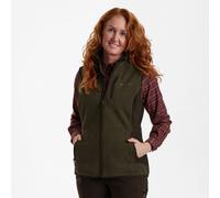 Deerhunter Lady Pam Bonded Fleece Waistcoat Graphite Green