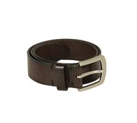 Deerhunter Leather Belt, width 4 cm Dark Brown 115cm Brown - Hunting outdoor gear for Men