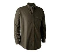 Deerhunter Liam Shirt Tarmac Green 47/48 Green - Hunting Shirt Breathable Cotton for Men