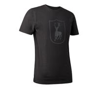 Deerhunter Logo T shirt Black XXXX Large Hunting shirt breathable cotton for