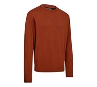 Deerhunter Men's Jumper Tricot Col Rond Harrington - Oak Rust Melang SmallSmall