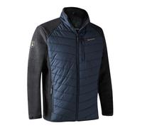 Deerhunter Moor Padded Jacket with knit Dark Blue X-Large Blue - Hunting jacket insulated weatherproof for Men