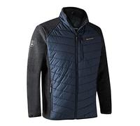 Deerhunter Moor Padded Jacket with knit Dark Blue X-Large Blue - Hunting jacket insulated weatherproof for Men