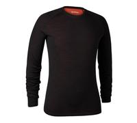 Deerhunter Quinn Merino Undershirt Black Oak X Large Black Hunting shirt breat