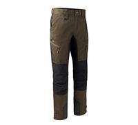 Deerhunter Rogaland Stretch Trousers with Contrast Fallen Leaf C60 - Hunting Trousers Waterproof Durable for Men Brown