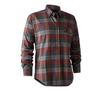 Deerhunter Ryan Shirt Red Check 47/48 Check Hunting shirt breathable cotton fo