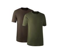 Deerhunter T-Shirt 2 Pack Men's 8651 Green/Brown RRP£44.99 Country Hunting