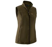 Deerhunter - Women's Eagle Fleece Waistcoat - Fleece vest size 48, olive/brown
