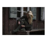 Deerhunter - Long Wool Socks Deluxe - Merino socks size 36-39, olive