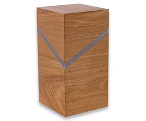 Deering Moments Modern Decorative Wooden Cremation Urn for Human Ashes, Funeral Urn Container, Extra Large Holds up to 350lb pre Cremation Weight