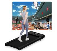 DeerRun Raceable Walking Pad Suitable for High-tech wearables, Under Desk Treadmill Max 136kg 159kg with APP Control, Walking Machine for Home with AI & Multi-Runner Races,Door to Door Delivery