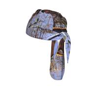 Deers Picture Print Cycling Headwrap Under Helmet Skull Cap Sweat Wicking Quick Dry for Patriotic Event Gift