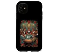 Deers Playing Poker Christmas Cards Ace Bluff Straight Case for iPhone 11