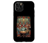 Deers Playing Poker Christmas Cards Ace Bluff Straight Case for iPhone 11 Pro