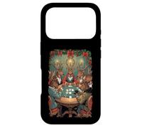 Deers Playing Poker Christmas Cards Ace Bluff Straight Case for iPhone 17 Pro