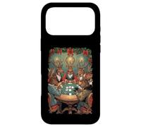 Deers Playing Poker Christmas Cards Ace Bluff Straight Case for iPhone 17 Pro Max
