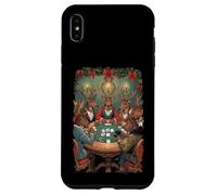 Deers Playing Poker Christmas Cards Ace Bluff Straight Case for iPhone XS Max