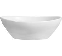 DeerValley Bathroom Sink Oval Ceramic Vessel Sink Practical Hygienic Combines Style and Function, Ideal for Modern Bathroom Design 406 x 330mm White