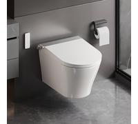 DeerValley Wall Hung Smart Toilet with Bidet & Warm Air Dryer
