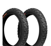 Deestone 2 Tyres 20 x 1.90 (47-406) | Black Tyres for Mountain Bike Children's Bicycle