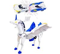DEETREK Transformer car unicorn toy combination transformers collide to create a magical unicorn transformable car toy suitable for boys and girls birthday gifts Christmas Easter gifts