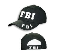 deevan Unisex SWAT FBI Police Security Black Hat Adults Outdoor Sports Baseball Cap UK (FBI Hat, Black)