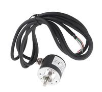 Deevayum Incremental Shaft Encoder 600P/R 6mm Shaft AB 2-Phase | Magnetoelectric Sensor for Industrial Automation, NPN Open Collector Output, 5-24V DC, Robot and Displacement Measurement