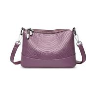 DEEVORCA Women Shoulder Bag Fashion Elegant Cross body Multi Strap Design Shoulder and Crossbody Bag Women's Messenger Bag Travel Vacation Cross bag for Women Waterproof PU leather Purple