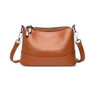 DEEVORCA Women Shoulder Bag Fashion Elegant Cross body Multi Strap Design Shoulder and Crossbody Bag Women's Messenger Bag Travel Vacation Cross bag for Women Waterproof PU leather Brown