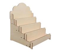 Deewar Greeting Card Display Holder - Greeting Card Display Stands | Wood 4 Tier Display Shelves Display Stand | Multi-Functional Display Easel For Greeting Cards Photos Postcards