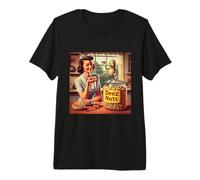 Deez Jar of Nuts Retro Mid-Century Housewife Ad Premium T-Shirt
