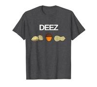 Deez Nuts Funny Nut T-Shirt T-Shirt, Men, Dark Heather Grey, 5X-Large