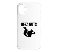 Deez Nuts Funny Squirrel Holding a Nut Cute Animal Case for iPhone 16 Plus