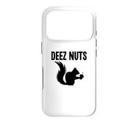 Deez Nuts Funny Squirrel Holding a Nut Cute Animal Case for iPhone 17 Pro