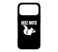 Deez Nuts Funny Squirrel Holding a Nut Cute Animal Case for iPhone 17 Pro Max