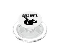 Deez Nuts Funny Squirrel Holding a Nut Cute Animal PopSockets PopGrip for MagSafe