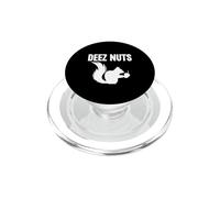 Deez Nuts Funny Squirrel Holding a Nut Cute Animal PopSockets PopGrip for MagSafe