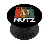 Deez Nutz Nutcracker Squirrel Gopher Chipmunk Dees Nuts PopSockets Adhesive PopGrip