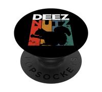 Deez Nutz Nutcracker Squirrel Gopher Chipmunk Dees Nuts PopSockets Adhesive PopGrip