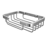 Deezio Deluxe SUS-304 Stainless Steel Soap Dishes, Soap Holder, Soap Saver, Wall Mounted Soap Dish Shower Wire Soap Basket (Satin Nickel)
