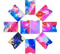 DEEZOMO RFID Blocking Sleeves (10 RFID Blocking Sleeves, 10 Unique Designs) Identity Theft Protection Travel Case Set (Splendid Printing