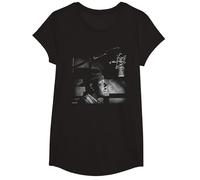 Def Jam Records Russell Simmons by Michael Grecco T-Shirt, Girls, Black, X-Small