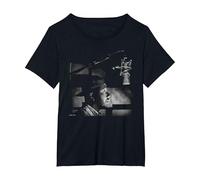 Def Jam Records Russell Simmons by Michael Grecco T-Shirt, Women's Plus, Black, 6X