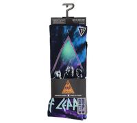 Def Leppard Band 360 Dye Sublimation Socks in Black Def Leppard Black One Size